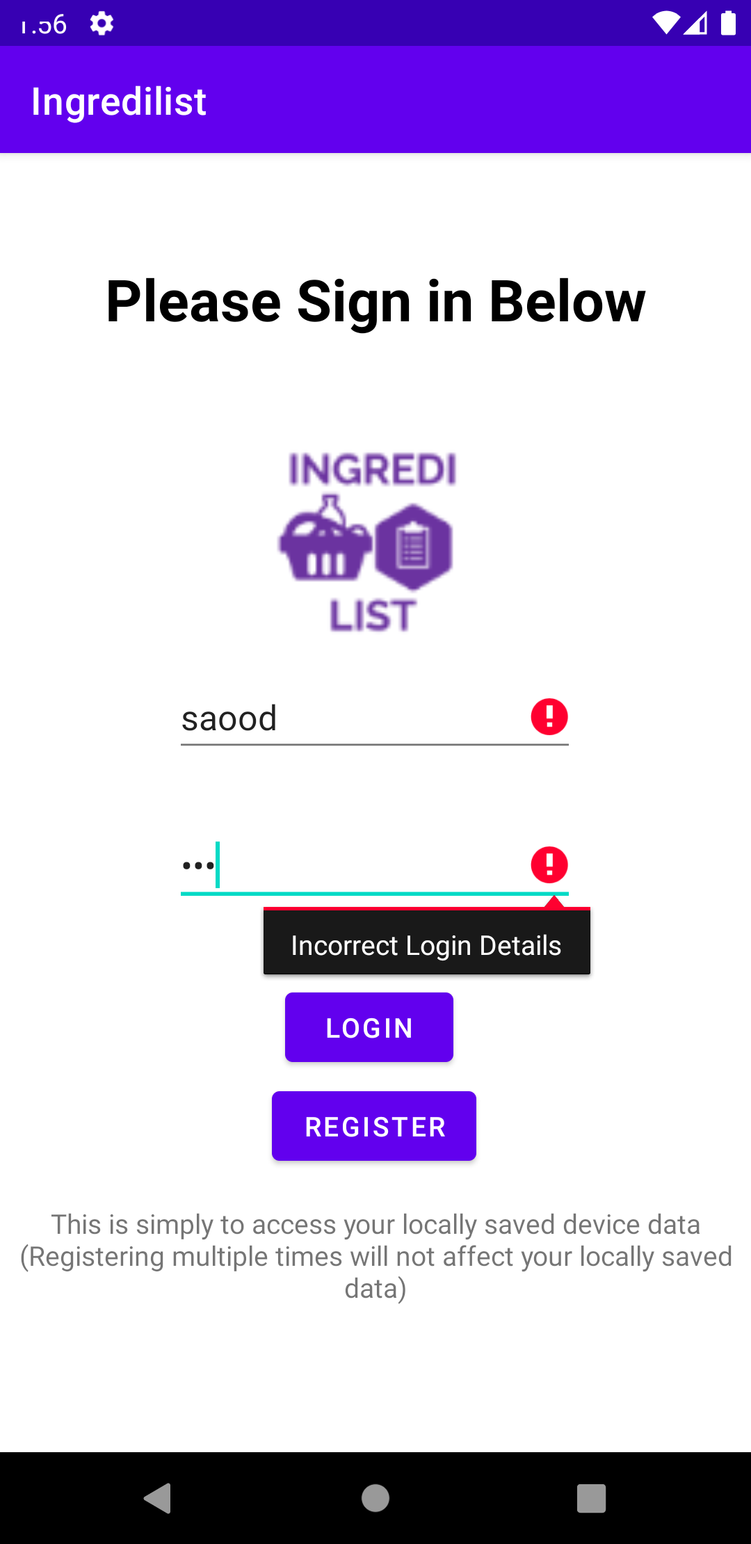 User Guide for Application